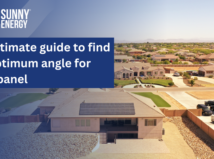 optimum angle for solar panel