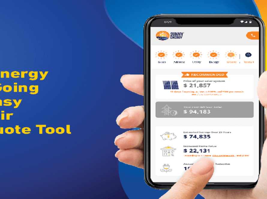 Sunny Energy Makes Going Solar Easy with their Solar Quote Tool