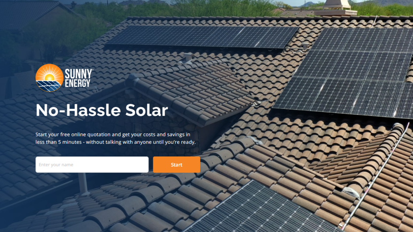 Sunny Energy Releases a New Online Solar Tool