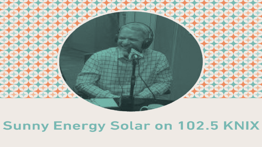 Sunny Energy Solar on 102.5 KNIX