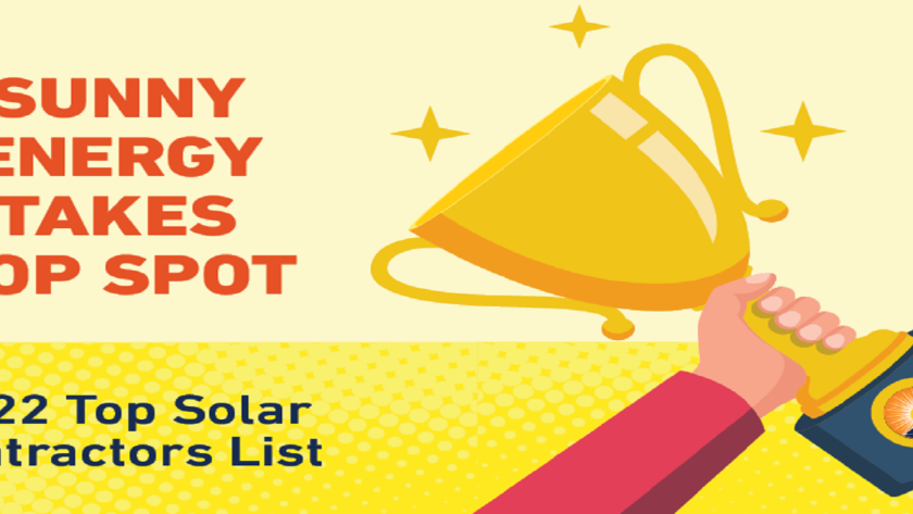 Sunny Energy Takes Top Spot on 2022