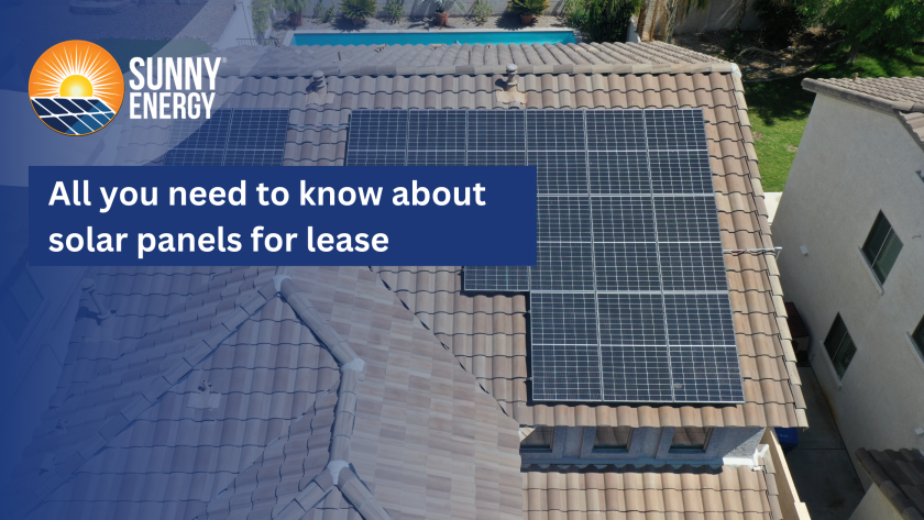 solar panels for lease